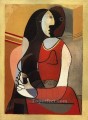座る女性 3 1937 年キュビスト パブロ・ピカソ